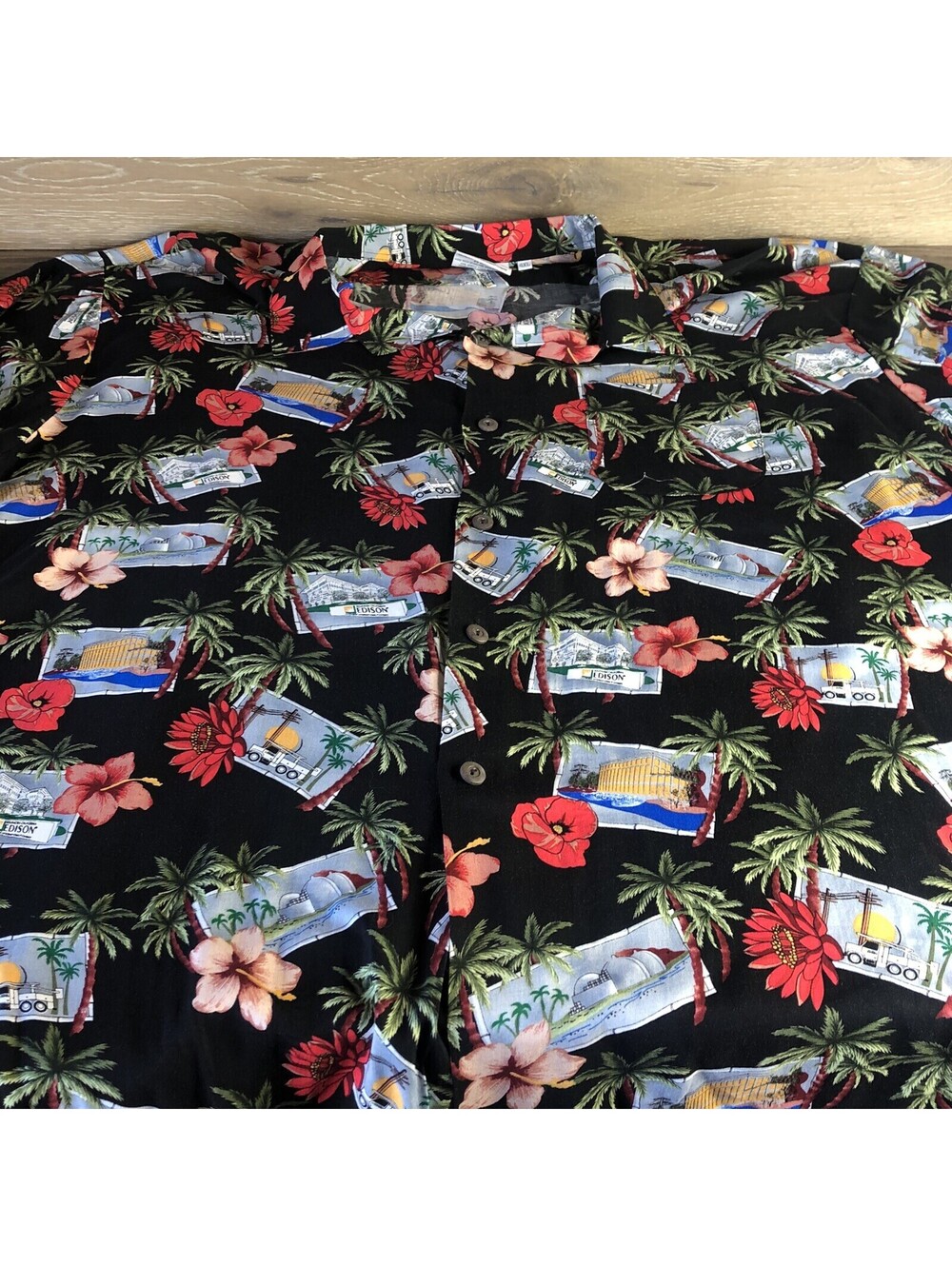 Southern California Edison SCE Hawaiian Shirt 4XL Aloha Employee Retired